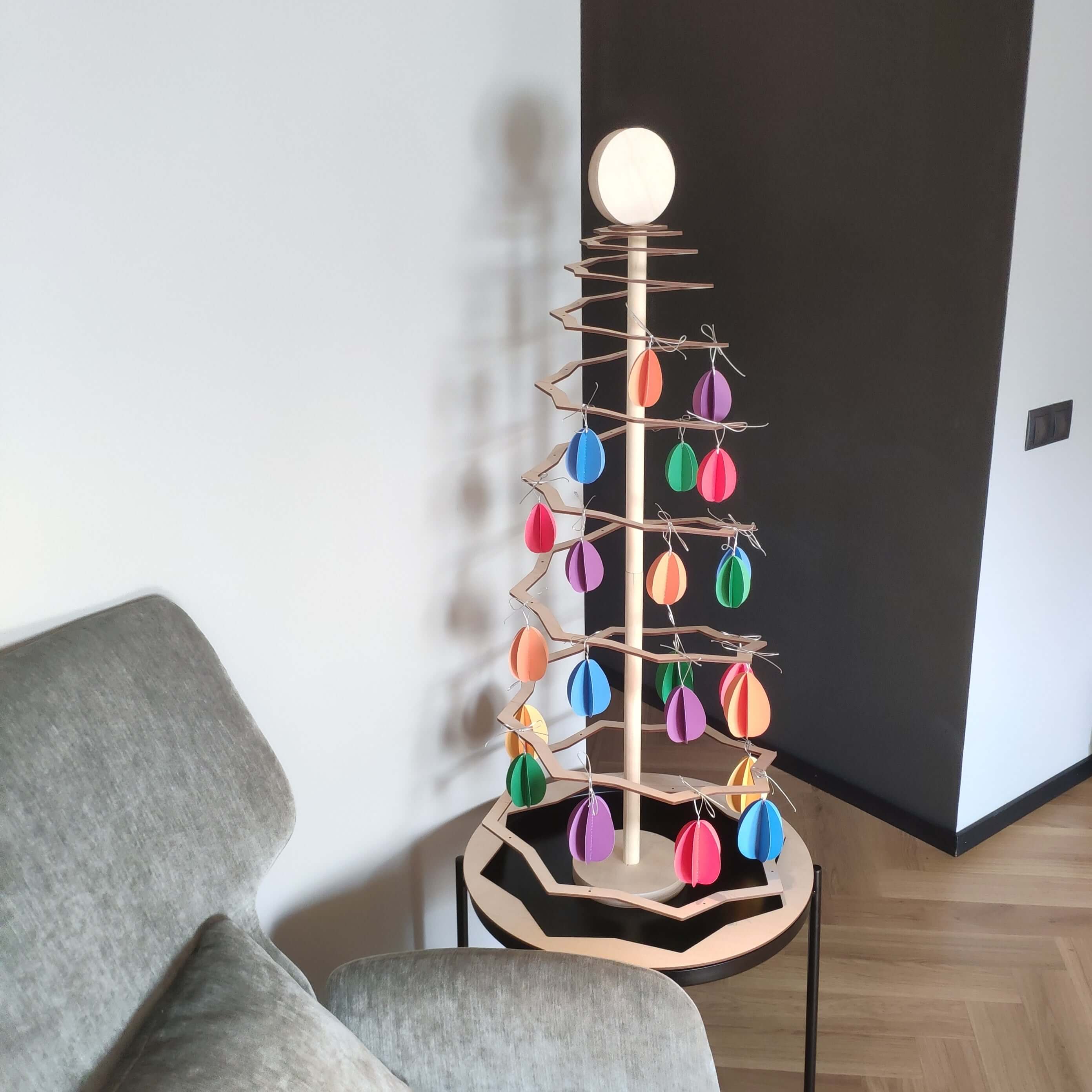 Foldable Plywood tree