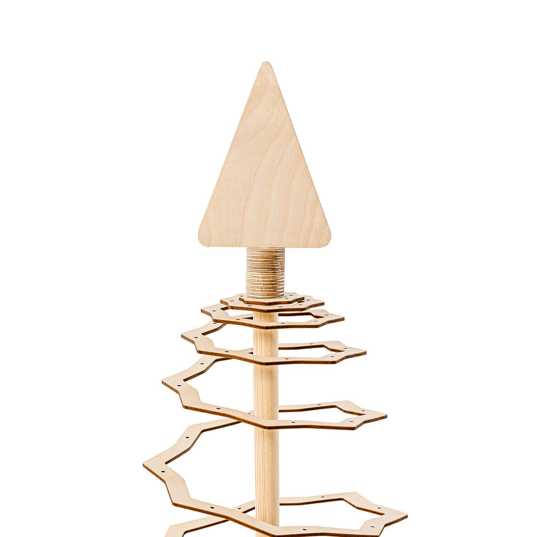 Foldable Plywood Christmas Tree triangle top