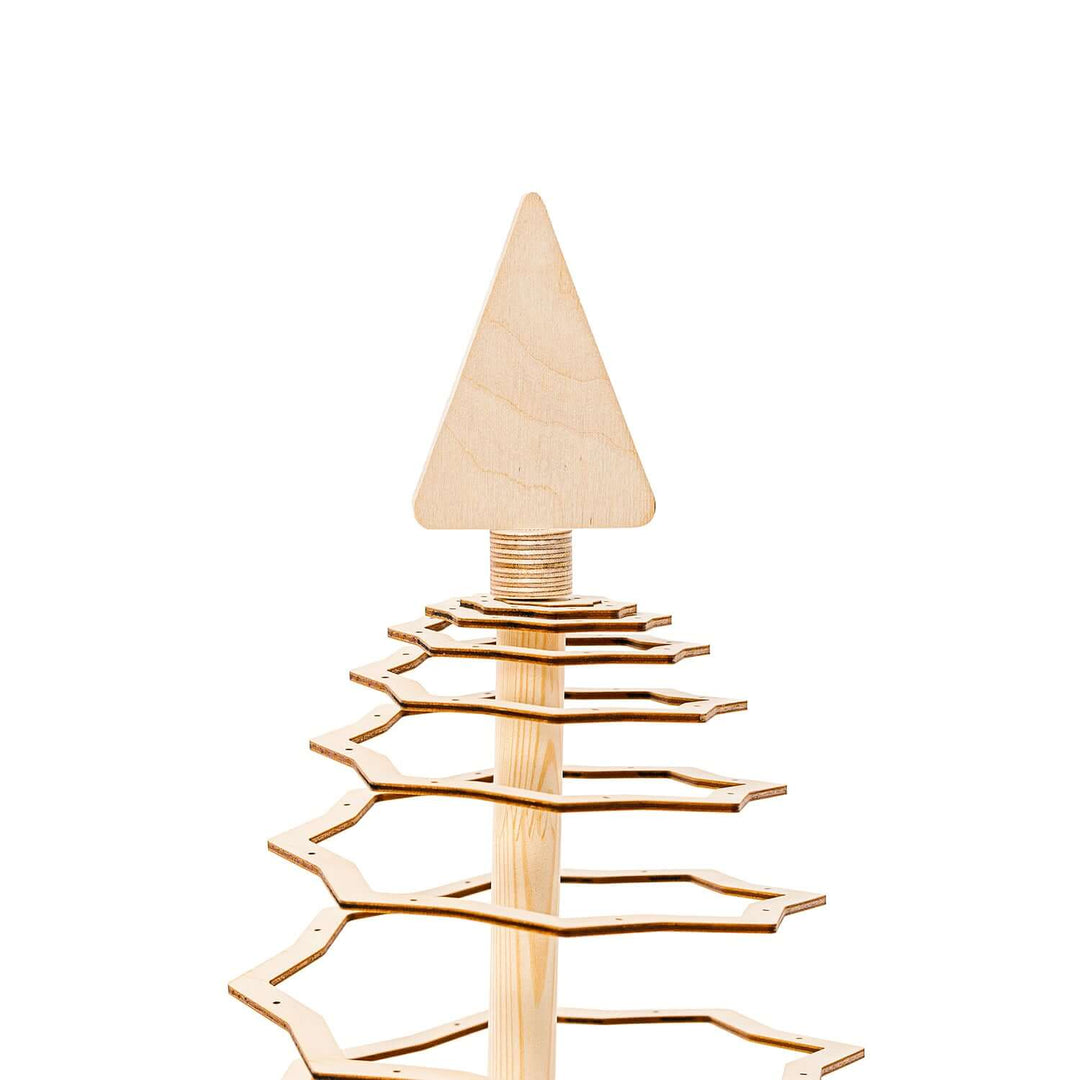Foldable Plywood Christmas Tree triangle top