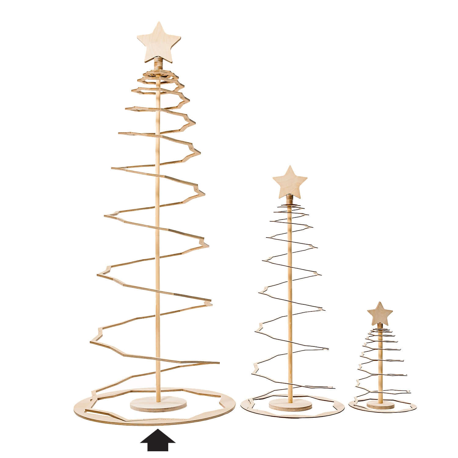 Foldable Plywood Tree (large). Sustainable product