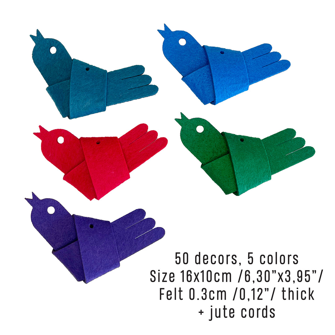 Folding Felt Decors