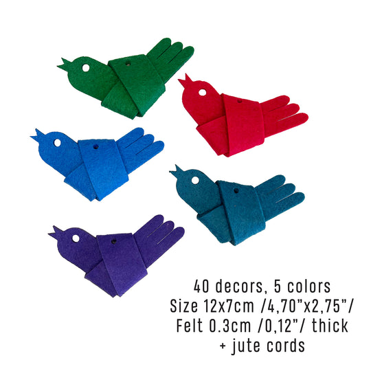 Folding Felt Decors